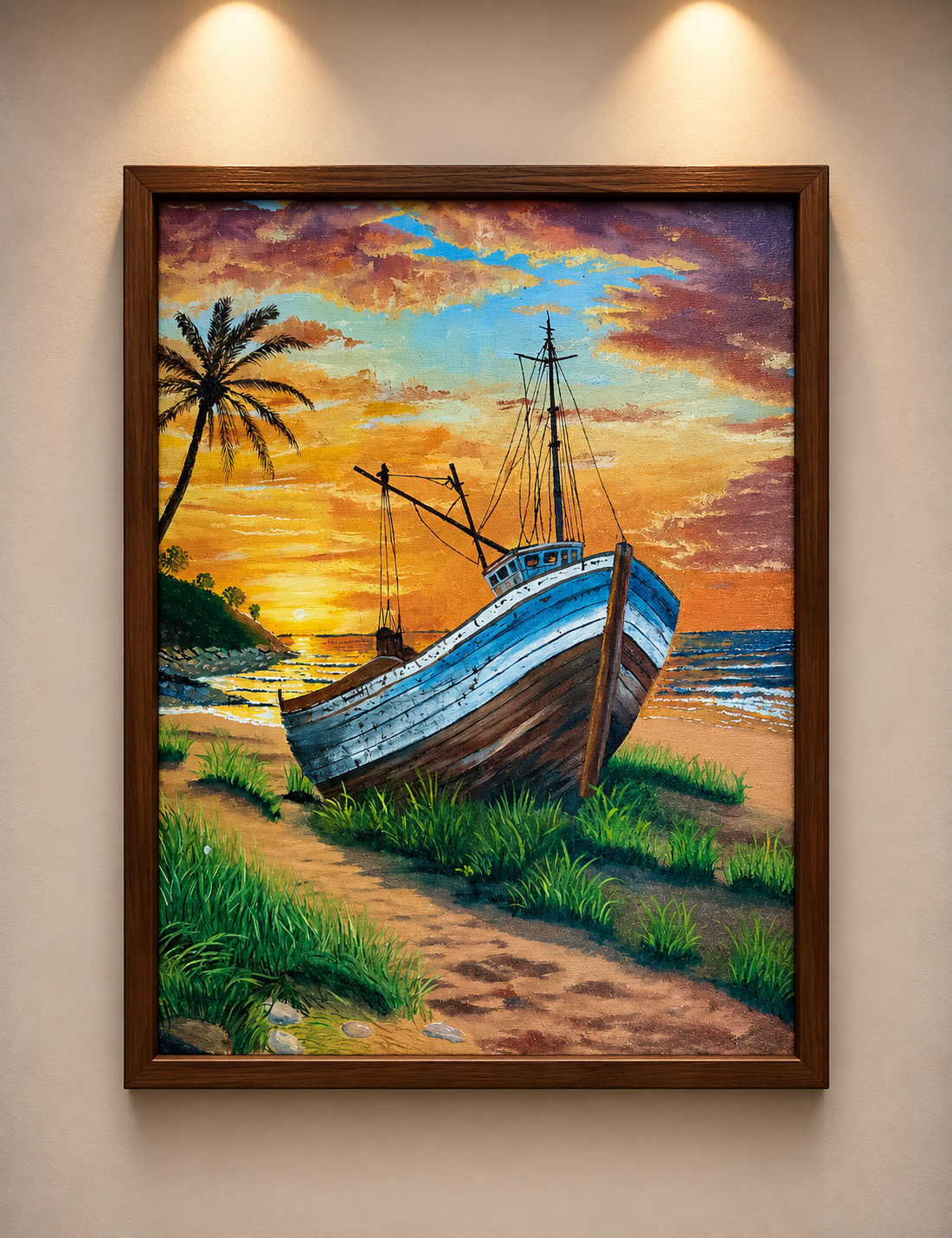 Anchored at Sunset