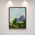 Cottage in the Garden – Original Landscape Painting
